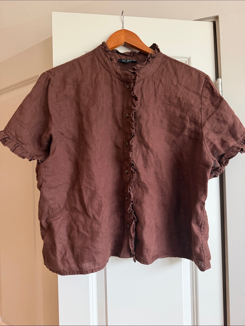 J. crew linen top